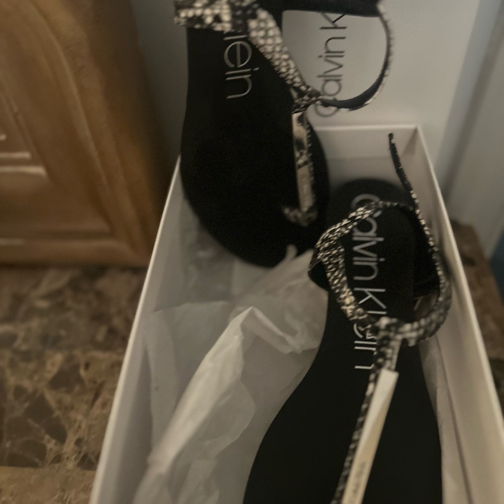 Calvin Klein Black Sandals